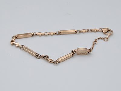 S1425 - Edelstahl Magnetarmband mit Magnetstangen